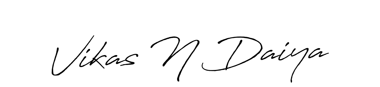 Similarly Antro_Vectra_Bolder is the best handwritten signature design. Signature creator online .You can use it as an online autograph creator for name Vikas N Daiya. Vikas N Daiya signature style 7 images and pictures png