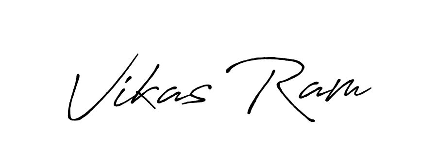 Antro_Vectra_Bolder is a professional signature style that is perfect for those who want to add a touch of class to their signature. It is also a great choice for those who want to make their signature more unique. Get Vikas Ram name to fancy signature for free. Vikas Ram signature style 7 images and pictures png