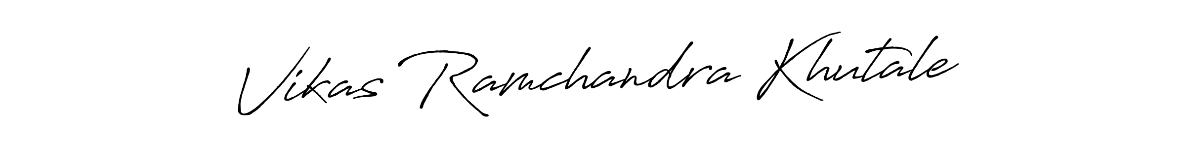 Vikas Ramchandra Khutale stylish signature style. Best Handwritten Sign (Antro_Vectra_Bolder) for my name. Handwritten Signature Collection Ideas for my name Vikas Ramchandra Khutale. Vikas Ramchandra Khutale signature style 7 images and pictures png