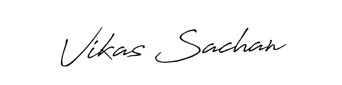 Also we have Vikas Sachan name is the best signature style. Create professional handwritten signature collection using Antro_Vectra_Bolder autograph style. Vikas Sachan signature style 7 images and pictures png
