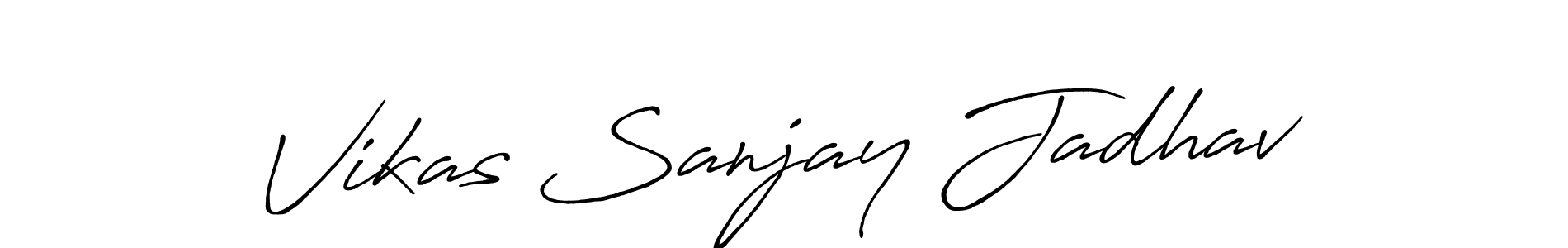 Here are the top 10 professional signature styles for the name Vikas Sanjay Jadhav. These are the best autograph styles you can use for your name. Vikas Sanjay Jadhav signature style 7 images and pictures png