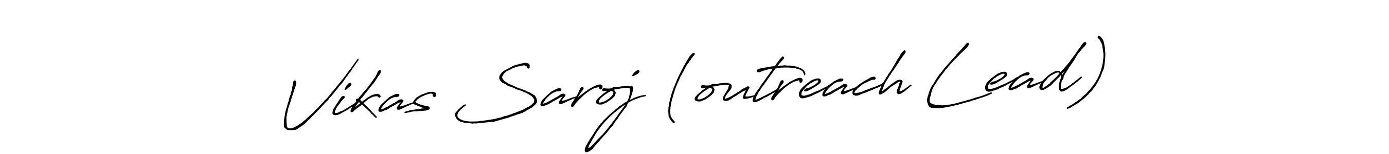 Also You can easily find your signature by using the search form. We will create Vikas Saroj (outreach Lead) name handwritten signature images for you free of cost using Antro_Vectra_Bolder sign style. Vikas Saroj (outreach Lead) signature style 7 images and pictures png