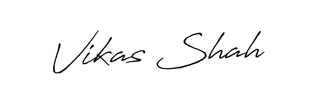 You should practise on your own different ways (Antro_Vectra_Bolder) to write your name (Vikas Shah) in signature. don't let someone else do it for you. Vikas Shah signature style 7 images and pictures png