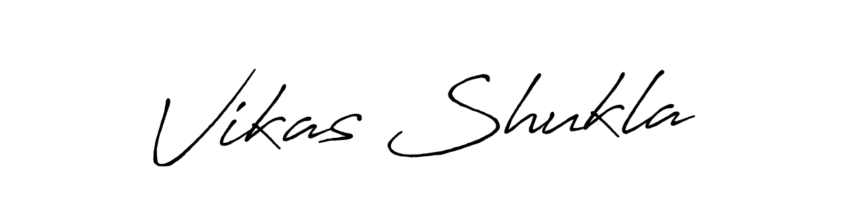 Design your own signature with our free online signature maker. With this signature software, you can create a handwritten (Antro_Vectra_Bolder) signature for name Vikas Shukla. Vikas Shukla signature style 7 images and pictures png