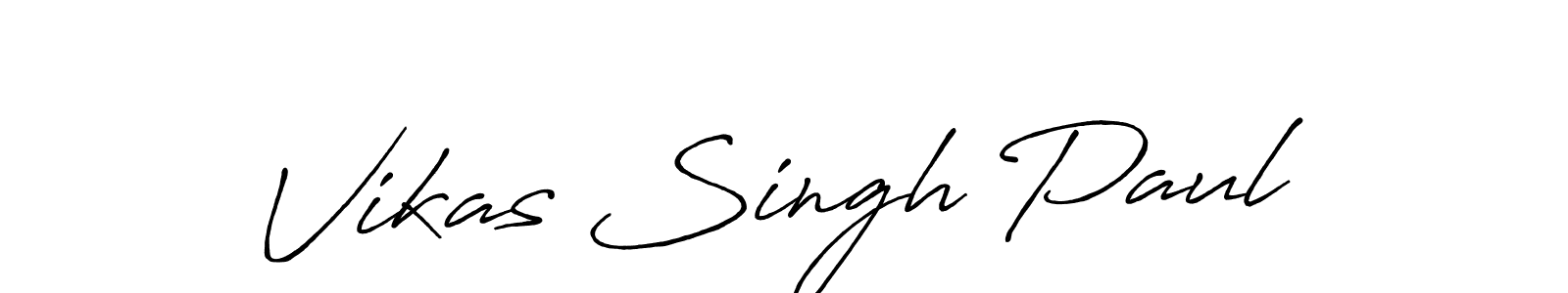 How to Draw Vikas Singh Paul signature style? Antro_Vectra_Bolder is a latest design signature styles for name Vikas Singh Paul. Vikas Singh Paul signature style 7 images and pictures png