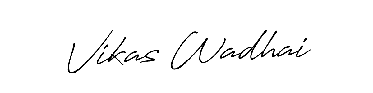 Here are the top 10 professional signature styles for the name Vikas Wadhai. These are the best autograph styles you can use for your name. Vikas Wadhai signature style 7 images and pictures png