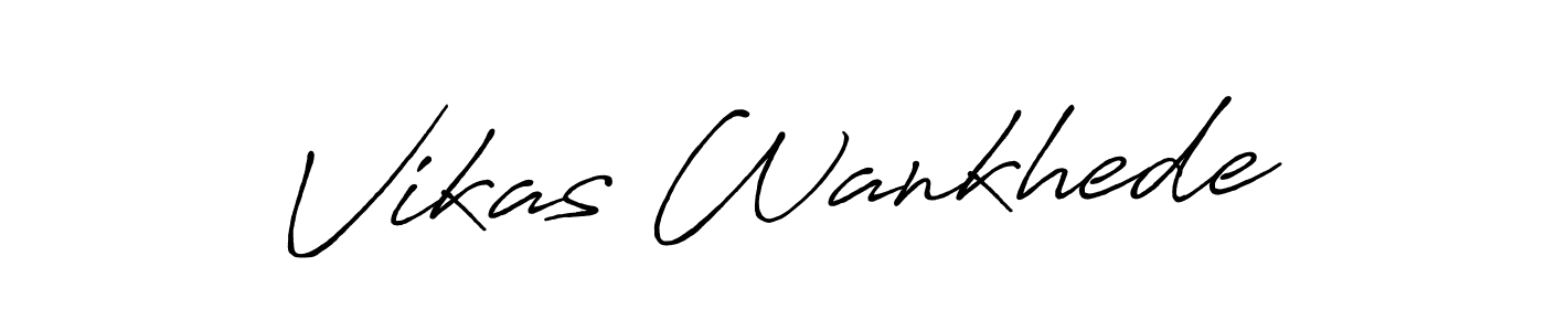 You should practise on your own different ways (Antro_Vectra_Bolder) to write your name (Vikas Wankhede) in signature. don't let someone else do it for you. Vikas Wankhede signature style 7 images and pictures png