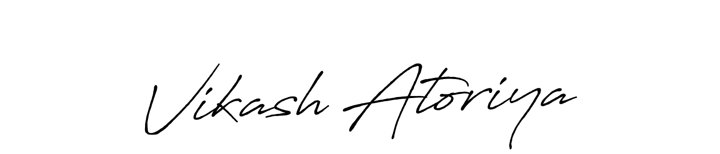 It looks lik you need a new signature style for name Vikash Atoriya. Design unique handwritten (Antro_Vectra_Bolder) signature with our free signature maker in just a few clicks. Vikash Atoriya signature style 7 images and pictures png