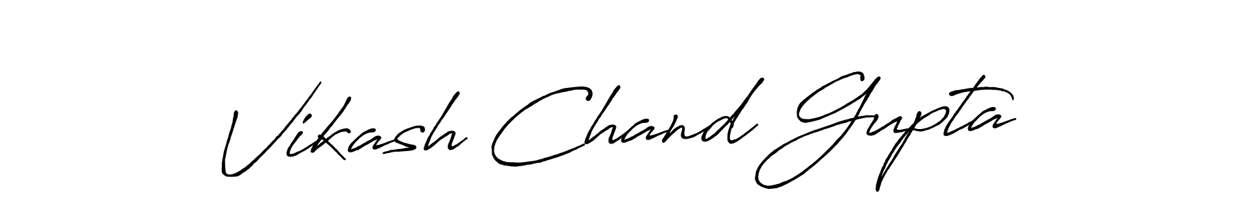 How to make Vikash Chand Gupta signature? Antro_Vectra_Bolder is a professional autograph style. Create handwritten signature for Vikash Chand Gupta name. Vikash Chand Gupta signature style 7 images and pictures png