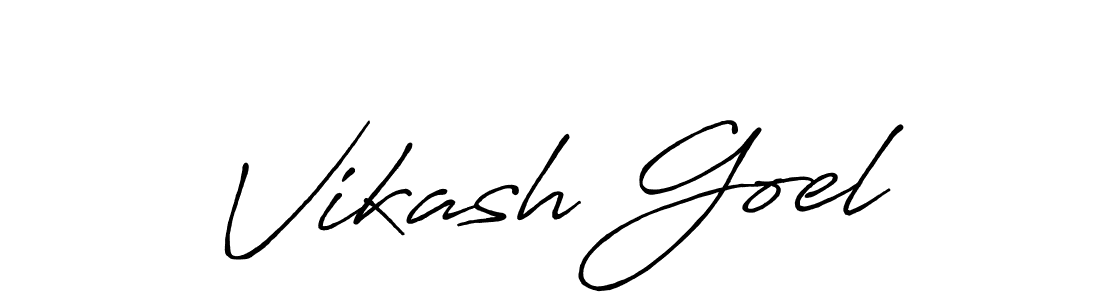 How to make Vikash Goel signature? Antro_Vectra_Bolder is a professional autograph style. Create handwritten signature for Vikash Goel name. Vikash Goel signature style 7 images and pictures png