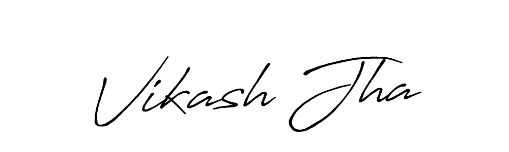 The best way (Antro_Vectra_Bolder) to make a short signature is to pick only two or three words in your name. The name Vikash Jha include a total of six letters. For converting this name. Vikash Jha signature style 7 images and pictures png