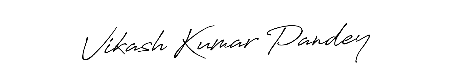 Similarly Antro_Vectra_Bolder is the best handwritten signature design. Signature creator online .You can use it as an online autograph creator for name Vikash Kumar Pandey. Vikash Kumar Pandey signature style 7 images and pictures png