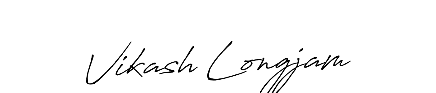 Make a beautiful signature design for name Vikash Longjam. Use this online signature maker to create a handwritten signature for free. Vikash Longjam signature style 7 images and pictures png