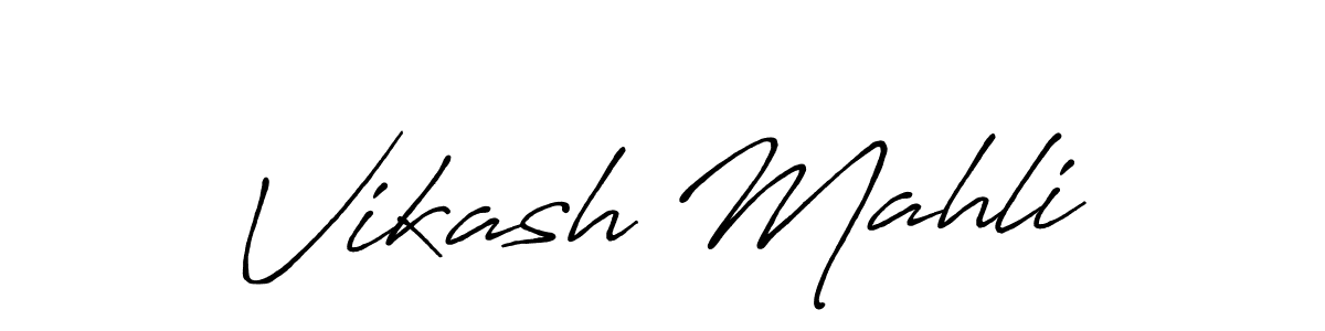 This is the best signature style for the Vikash Mahli name. Also you like these signature font (Antro_Vectra_Bolder). Mix name signature. Vikash Mahli signature style 7 images and pictures png