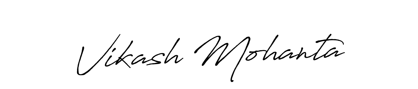 Antro_Vectra_Bolder is a professional signature style that is perfect for those who want to add a touch of class to their signature. It is also a great choice for those who want to make their signature more unique. Get Vikash Mohanta name to fancy signature for free. Vikash Mohanta signature style 7 images and pictures png