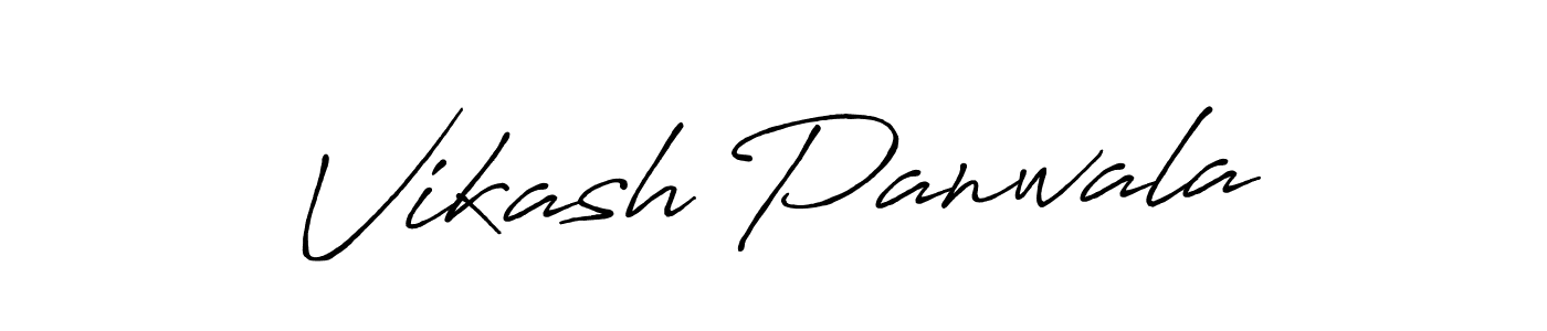 How to Draw Vikash Panwala signature style? Antro_Vectra_Bolder is a latest design signature styles for name Vikash Panwala. Vikash Panwala signature style 7 images and pictures png