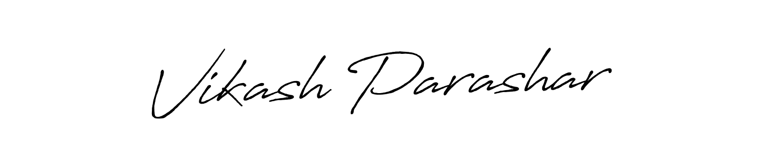 Also You can easily find your signature by using the search form. We will create Vikash Parashar name handwritten signature images for you free of cost using Antro_Vectra_Bolder sign style. Vikash Parashar signature style 7 images and pictures png