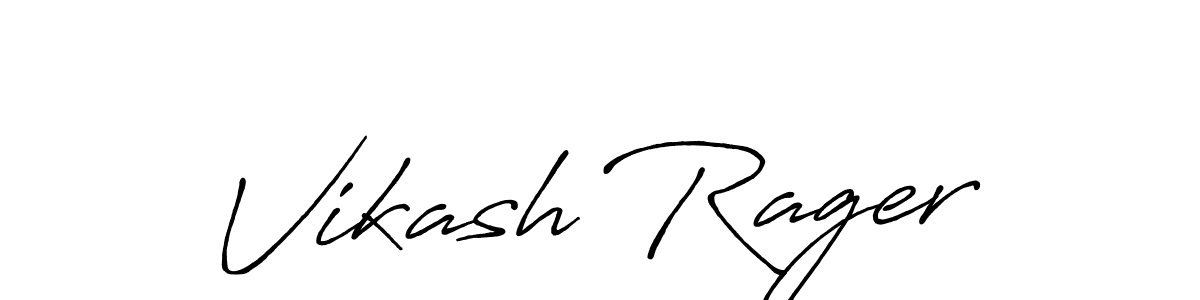 Design your own signature with our free online signature maker. With this signature software, you can create a handwritten (Antro_Vectra_Bolder) signature for name Vikash Rager. Vikash Rager signature style 7 images and pictures png