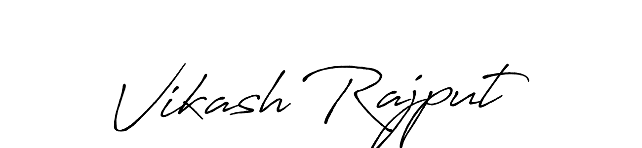 Use a signature maker to create a handwritten signature online. With this signature software, you can design (Antro_Vectra_Bolder) your own signature for name Vikash Rajput. Vikash Rajput signature style 7 images and pictures png