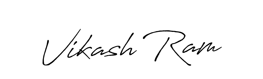 Design your own signature with our free online signature maker. With this signature software, you can create a handwritten (Antro_Vectra_Bolder) signature for name Vikash Ram. Vikash Ram signature style 7 images and pictures png