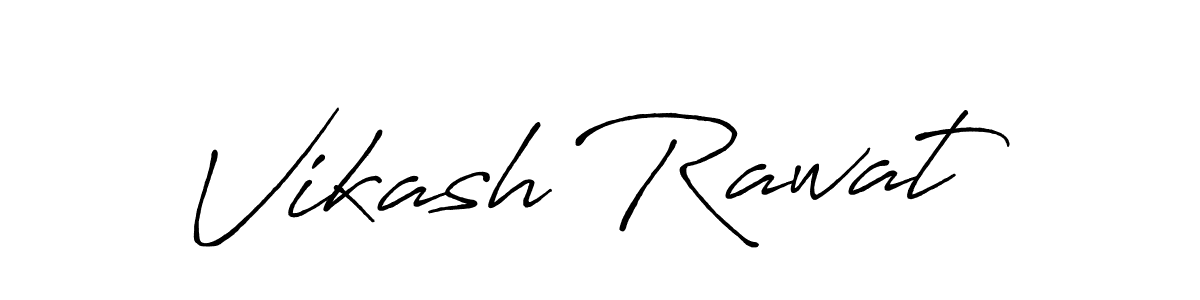 Use a signature maker to create a handwritten signature online. With this signature software, you can design (Antro_Vectra_Bolder) your own signature for name Vikash Rawat. Vikash Rawat signature style 7 images and pictures png