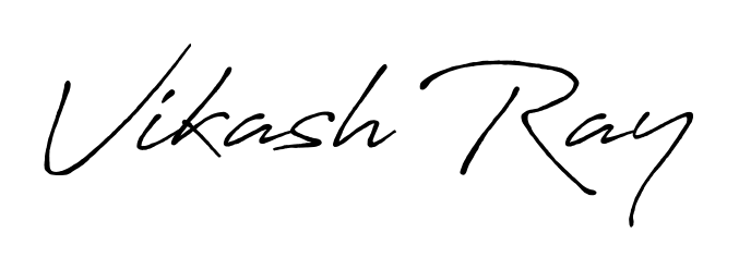 Discover the perfect balance of readability and style for Vikash Ray with Antro_Vectra_Bolder font. Create your dream signature today. Vikash Ray signature style 7 images and pictures png