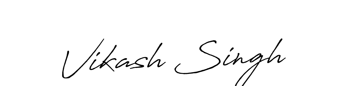 It looks lik you need a new signature style for name Vikash Singh. Design unique handwritten (Antro_Vectra_Bolder) signature with our free signature maker in just a few clicks. Vikash Singh signature style 7 images and pictures png