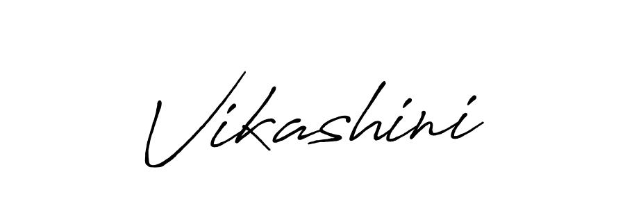 Create a beautiful signature design for name Vikashini. With this signature (Antro_Vectra_Bolder) fonts, you can make a handwritten signature for free. Vikashini signature style 7 images and pictures png