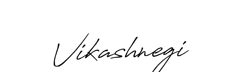 Make a beautiful signature design for name Vikashnegi. With this signature (Antro_Vectra_Bolder) style, you can create a handwritten signature for free. Vikashnegi signature style 7 images and pictures png