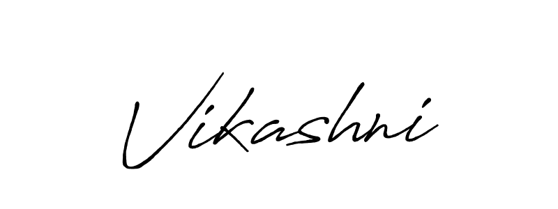 Design your own signature with our free online signature maker. With this signature software, you can create a handwritten (Antro_Vectra_Bolder) signature for name Vikashni. Vikashni signature style 7 images and pictures png