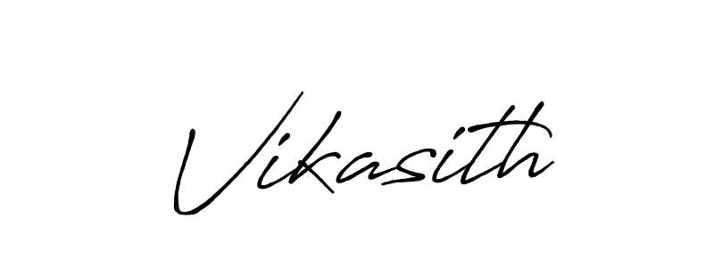 How to make Vikasith signature? Antro_Vectra_Bolder is a professional autograph style. Create handwritten signature for Vikasith name. Vikasith signature style 7 images and pictures png