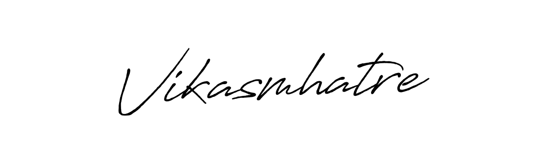 Vikasmhatre stylish signature style. Best Handwritten Sign (Antro_Vectra_Bolder) for my name. Handwritten Signature Collection Ideas for my name Vikasmhatre. Vikasmhatre signature style 7 images and pictures png