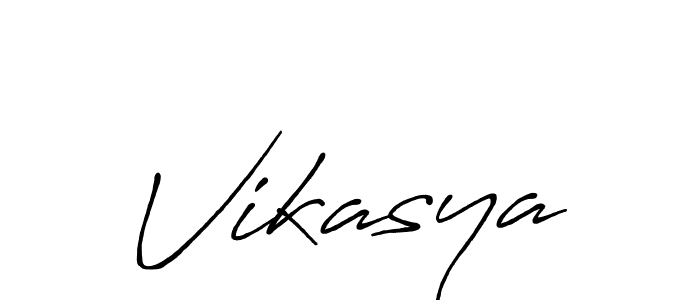 Make a beautiful signature design for name Vikasya. Use this online signature maker to create a handwritten signature for free. Vikasya signature style 7 images and pictures png