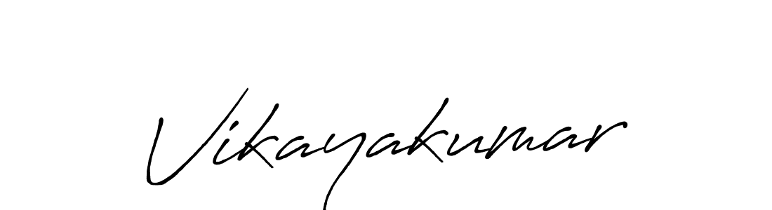 How to make Vikayakumar name signature. Use Antro_Vectra_Bolder style for creating short signs online. This is the latest handwritten sign. Vikayakumar signature style 7 images and pictures png