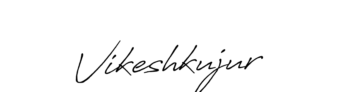 How to make Vikeshkujur signature? Antro_Vectra_Bolder is a professional autograph style. Create handwritten signature for Vikeshkujur name. Vikeshkujur signature style 7 images and pictures png
