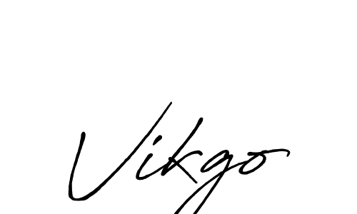 How to Draw Vikgo signature style? Antro_Vectra_Bolder is a latest design signature styles for name Vikgo. Vikgo signature style 7 images and pictures png