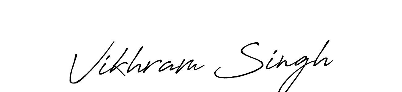 Use a signature maker to create a handwritten signature online. With this signature software, you can design (Antro_Vectra_Bolder) your own signature for name Vikhram Singh. Vikhram Singh signature style 7 images and pictures png