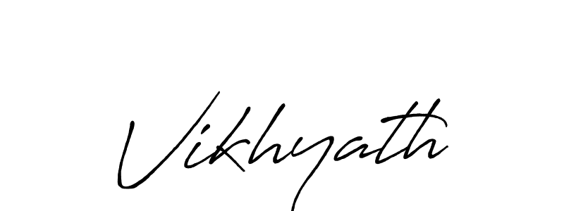 The best way (Antro_Vectra_Bolder) to make a short signature is to pick only two or three words in your name. The name Vikhyath include a total of six letters. For converting this name. Vikhyath signature style 7 images and pictures png