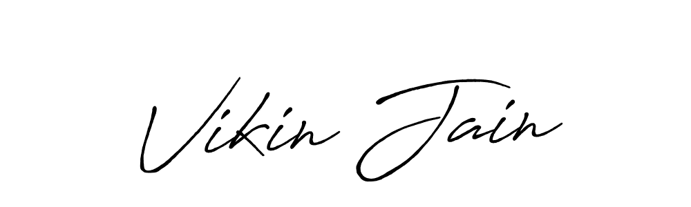 Once you've used our free online signature maker to create your best signature Antro_Vectra_Bolder style, it's time to enjoy all of the benefits that Vikin Jain name signing documents. Vikin Jain signature style 7 images and pictures png