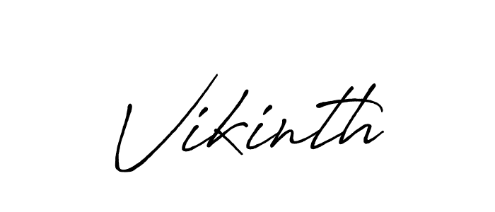 Best and Professional Signature Style for Vikinth. Antro_Vectra_Bolder Best Signature Style Collection. Vikinth signature style 7 images and pictures png