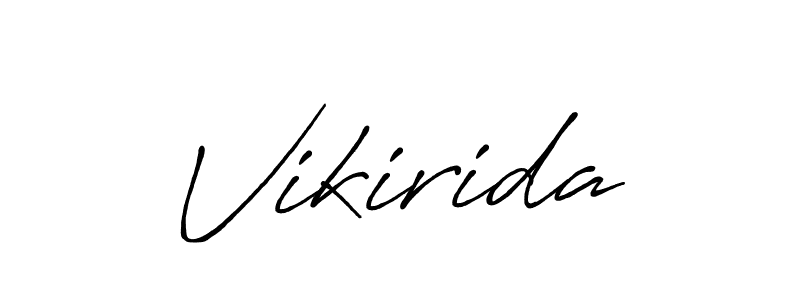 Similarly Antro_Vectra_Bolder is the best handwritten signature design. Signature creator online .You can use it as an online autograph creator for name Vikirida. Vikirida signature style 7 images and pictures png
