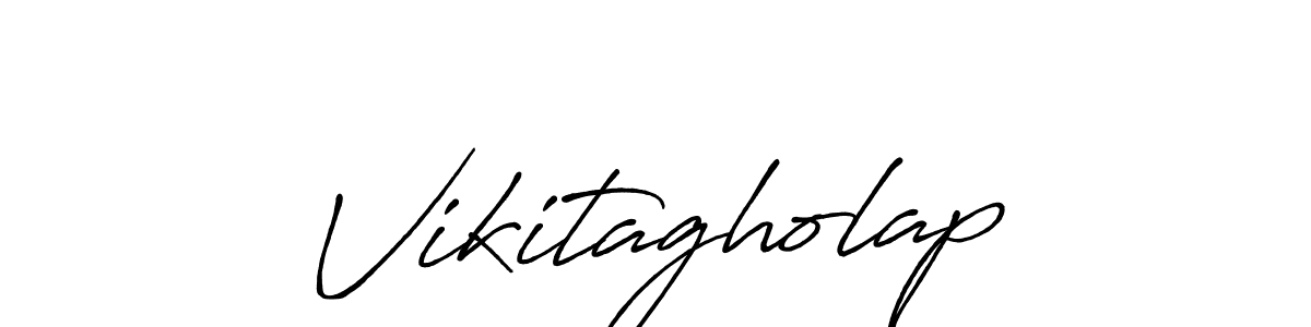 You should practise on your own different ways (Antro_Vectra_Bolder) to write your name (Vikitagholap) in signature. don't let someone else do it for you. Vikitagholap signature style 7 images and pictures png