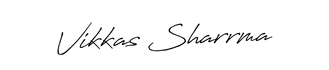 You can use this online signature creator to create a handwritten signature for the name Vikkas Sharrma. This is the best online autograph maker. Vikkas Sharrma signature style 7 images and pictures png