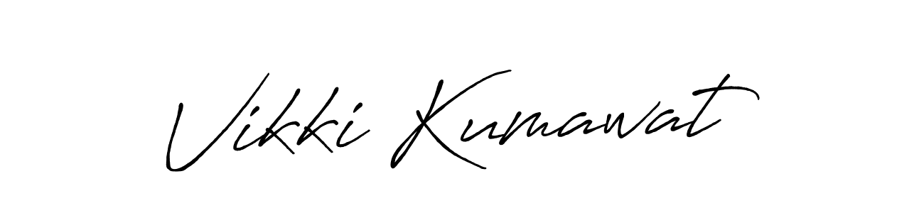 This is the best signature style for the Vikki Kumawat name. Also you like these signature font (Antro_Vectra_Bolder). Mix name signature. Vikki Kumawat signature style 7 images and pictures png