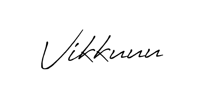 Also we have Vikkuuu name is the best signature style. Create professional handwritten signature collection using Antro_Vectra_Bolder autograph style. Vikkuuu signature style 7 images and pictures png