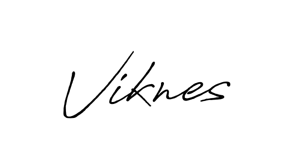 Also You can easily find your signature by using the search form. We will create Viknes name handwritten signature images for you free of cost using Antro_Vectra_Bolder sign style. Viknes signature style 7 images and pictures png