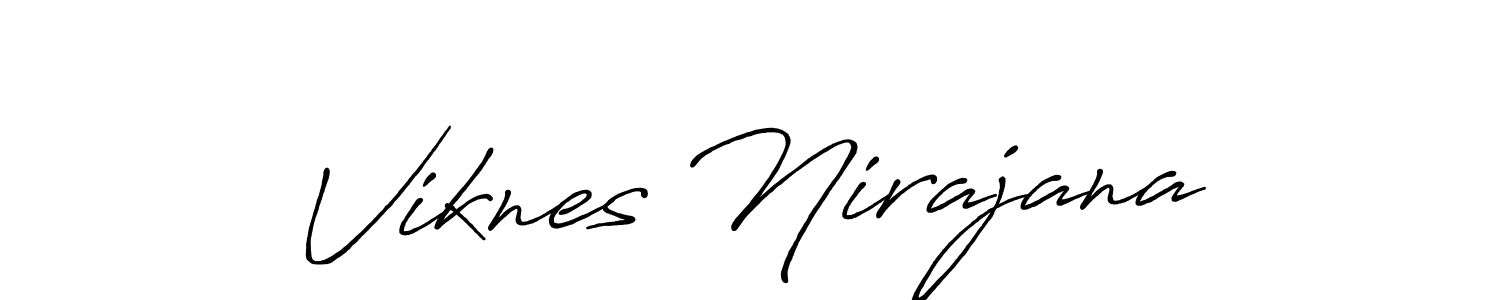See photos of Viknes Nirajana official signature by Spectra . Check more albums & portfolios. Read reviews & check more about Antro_Vectra_Bolder font. Viknes Nirajana signature style 7 images and pictures png