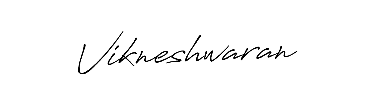 Also we have Vikneshwaran name is the best signature style. Create professional handwritten signature collection using Antro_Vectra_Bolder autograph style. Vikneshwaran signature style 7 images and pictures png