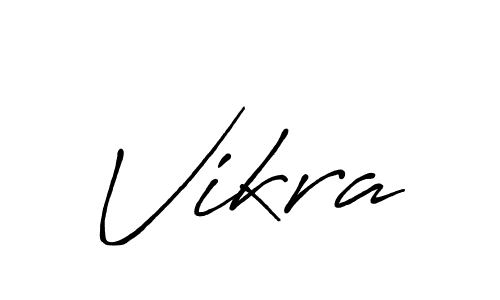 It looks lik you need a new signature style for name Vikra. Design unique handwritten (Antro_Vectra_Bolder) signature with our free signature maker in just a few clicks. Vikra signature style 7 images and pictures png