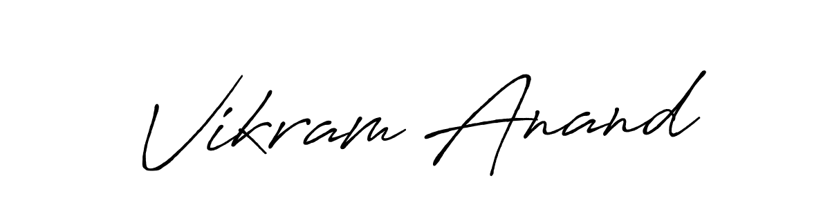 Also we have Vikram Anand name is the best signature style. Create professional handwritten signature collection using Antro_Vectra_Bolder autograph style. Vikram Anand signature style 7 images and pictures png